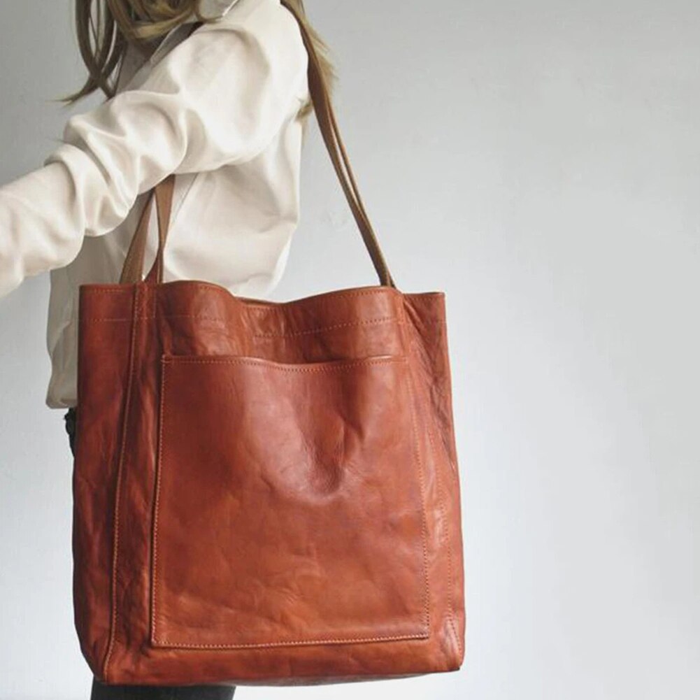 Silvia - Eleganter Shopper aus Leder