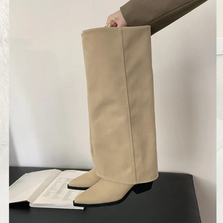 Annie - Spitzer Zehen-Knöchelhohe Stiefel