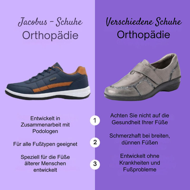 James orthopädische Sommerschuhe für Herren