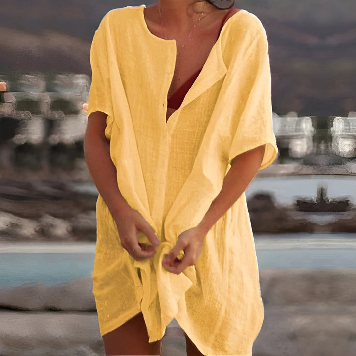 Domozi - Leichtes Sommerkleid aus Baumwolle