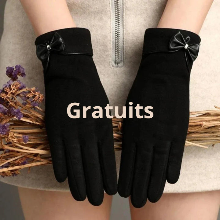 Kalio - Langer Wollmantel + kostenlose stilvolle Handschuhe