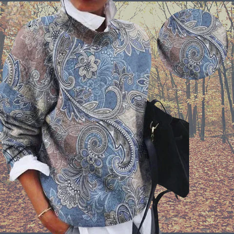 Jessie – Bequemer Pullover mit Aufdruck