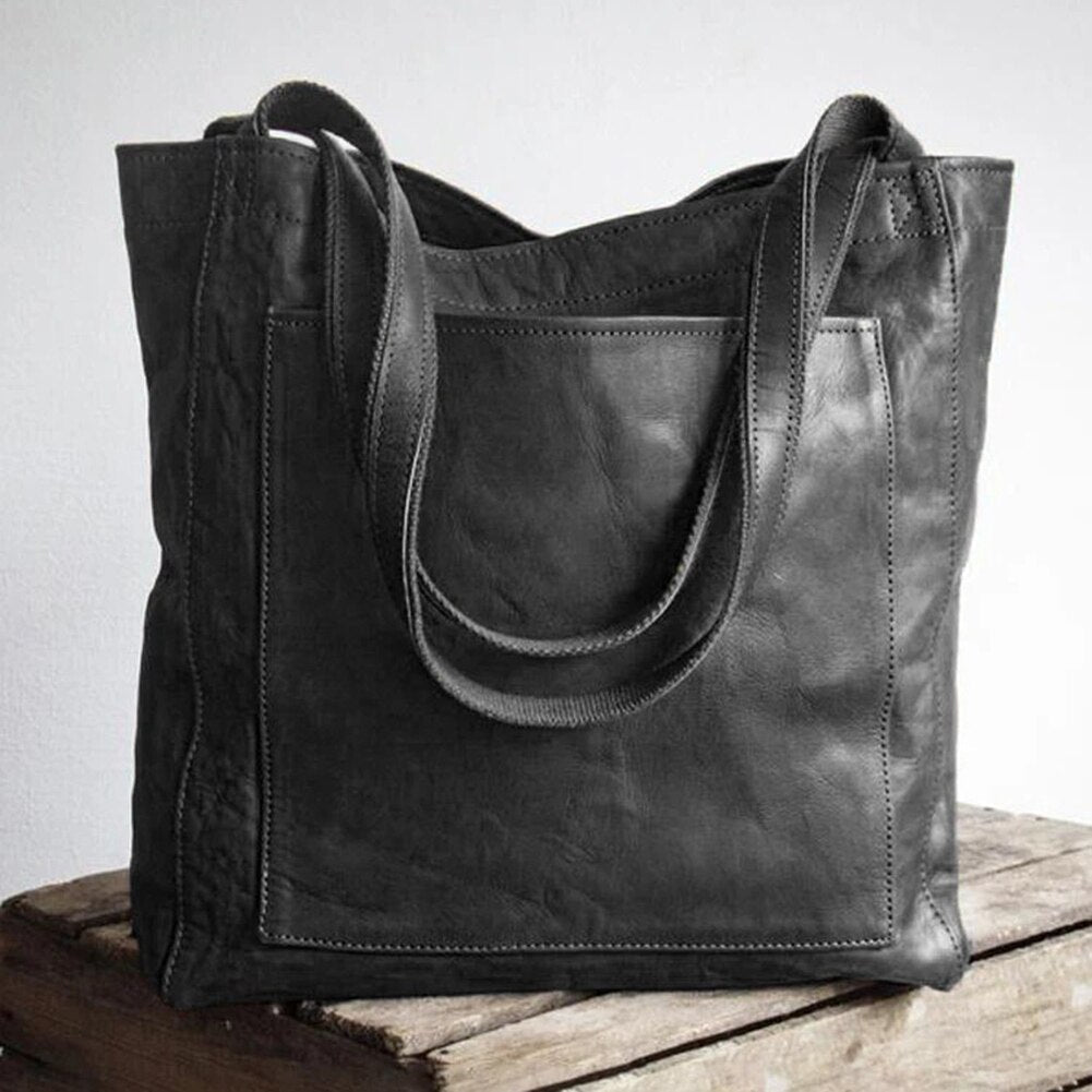 Silvia - Eleganter Shopper aus Leder