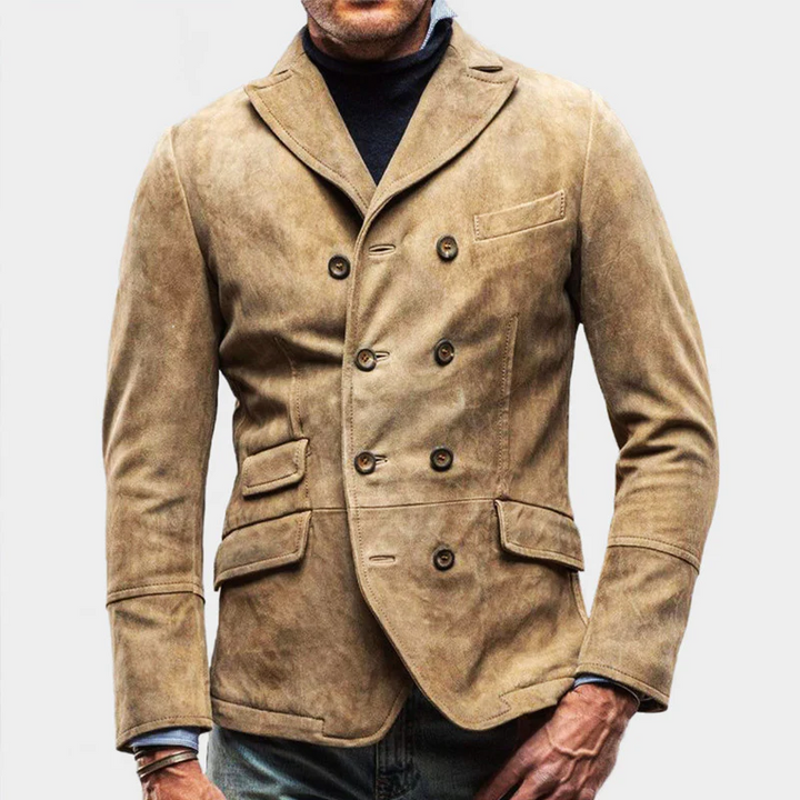 Justin – Stilvoller zweireihiger Blazer für Herren-Freizeitkleidung