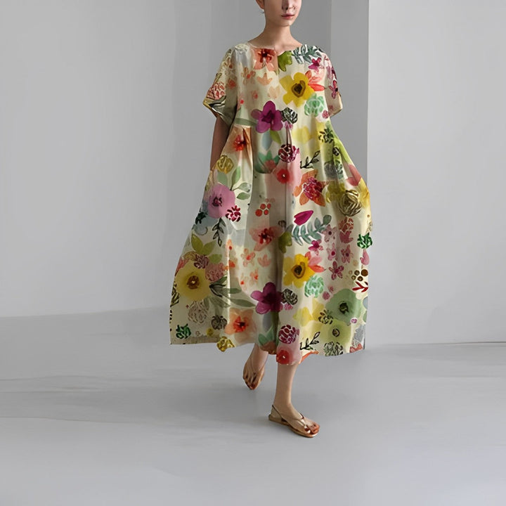 Katarina? - Boho-Blumenkleid