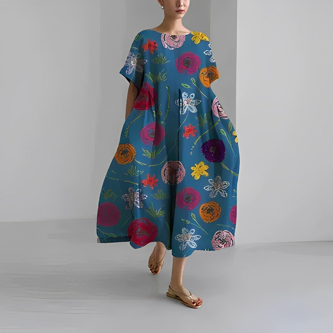 Katarina? - Boho-Blumenkleid