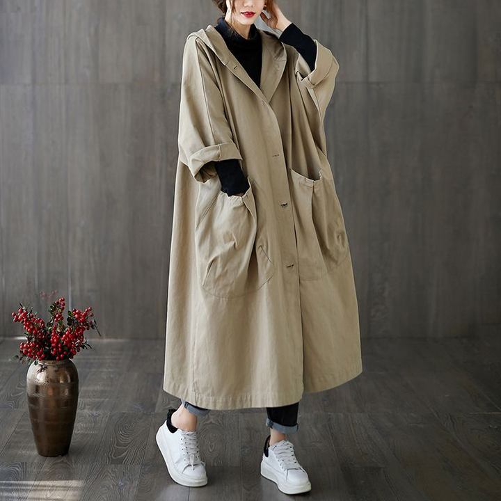 Erica - Wasserdichte oversized Windjacke