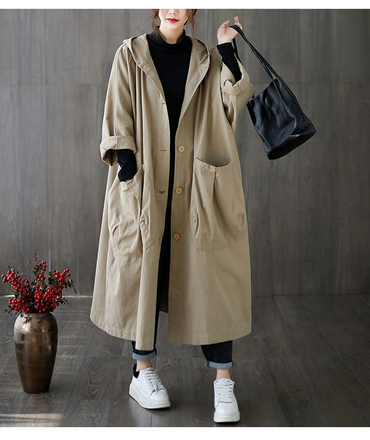 Erica - Wasserdichte oversized Windjacke