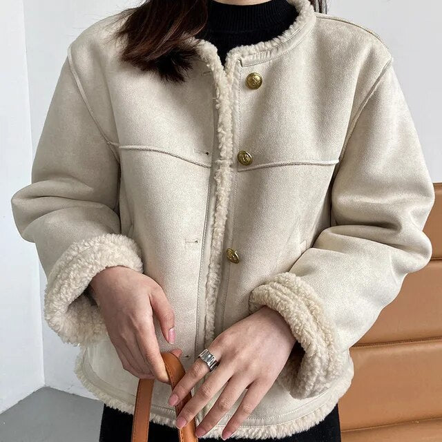 Louisa – Sherpa-Edge-Jacke
