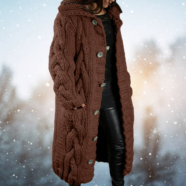 Foy – Eleganter Web-Cardigan für Damen