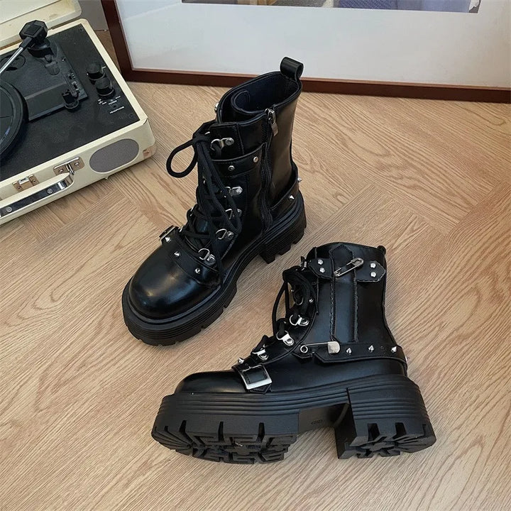 Georgia - Damen Biker Boots