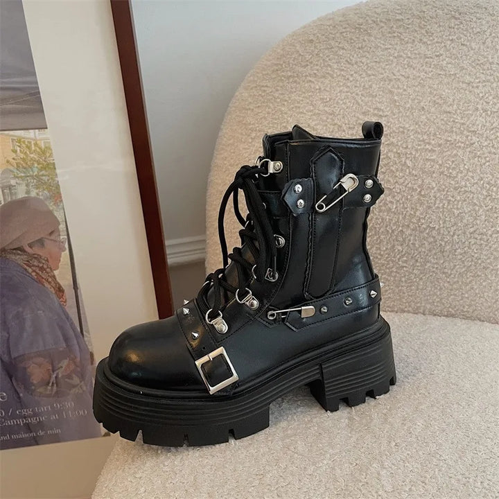 Georgia - Damen Biker Boots
