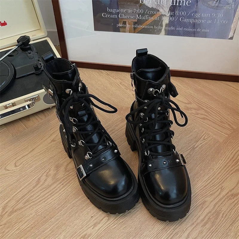 Georgia - Damen Biker Boots