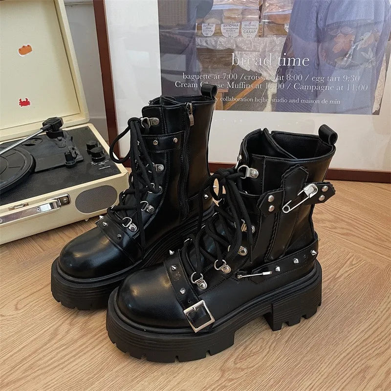 Georgia - Damen Biker Boots
