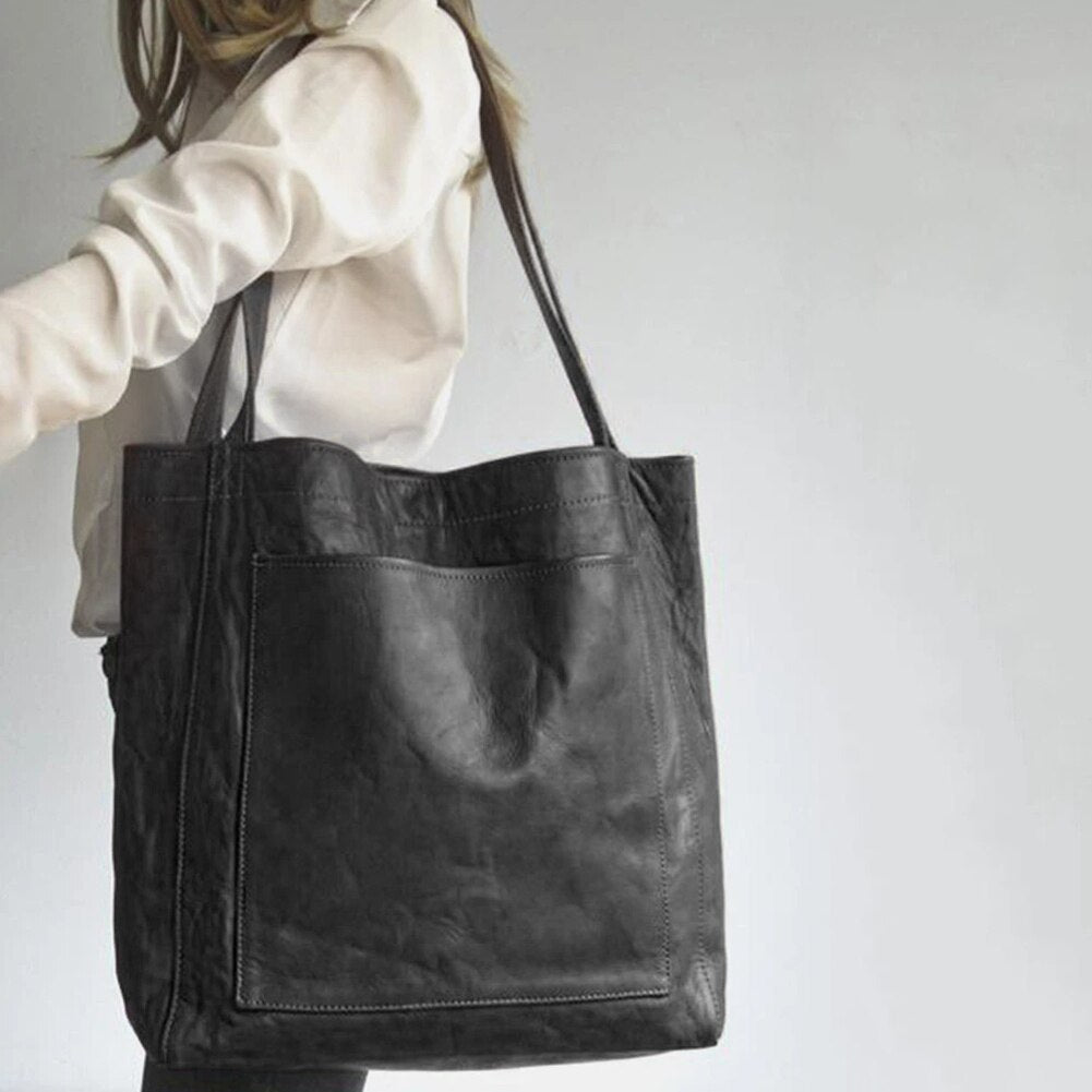 Silvia - Eleganter Shopper aus Leder
