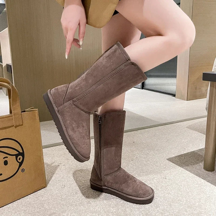 Beyoncé – Schaffellstiefel