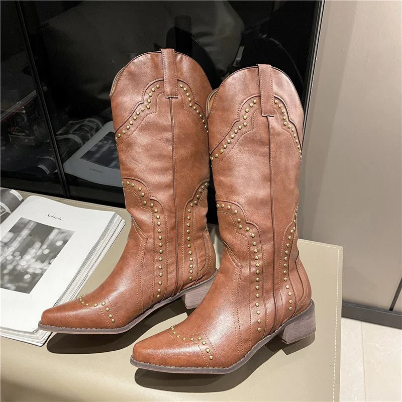 Candy - Nieten-Stiefel für Damen