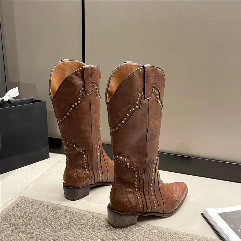 Candy - Nieten-Stiefel für Damen