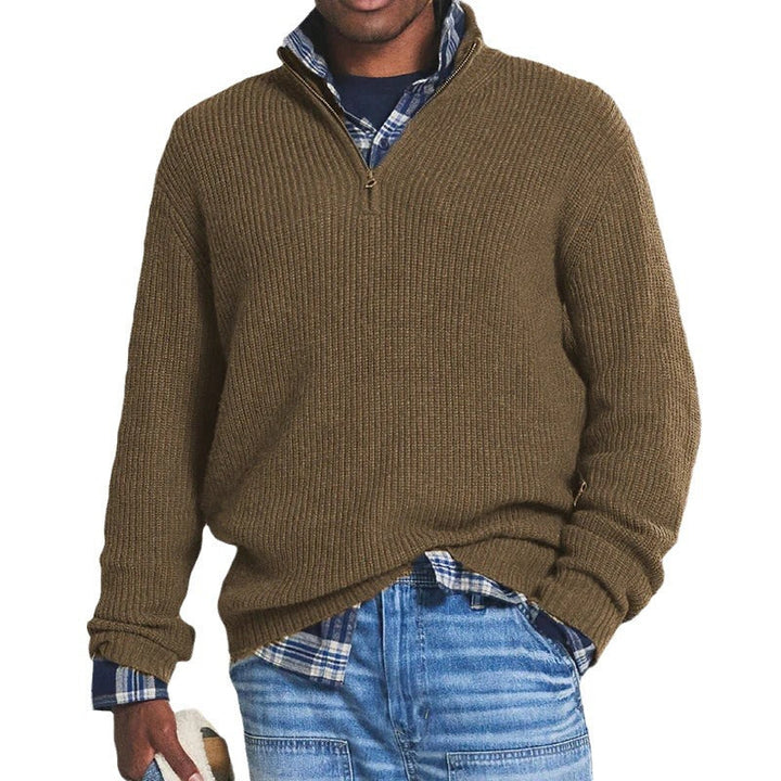 Louis - Der Stilvolle Zip-Pullover für Herren