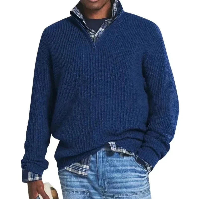 Louis - Der Stilvolle Zip-Pullover für Herren