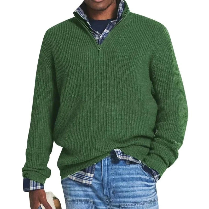 Louis - Der Stilvolle Zip-Pullover für Herren