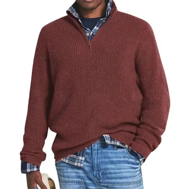 Louis - Der Stilvolle Zip-Pullover für Herren