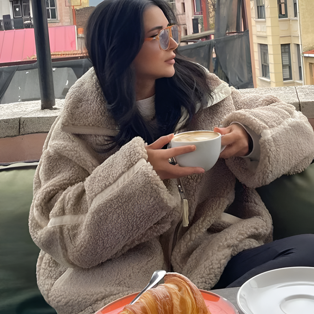 Camila - Teddyfleecejacke