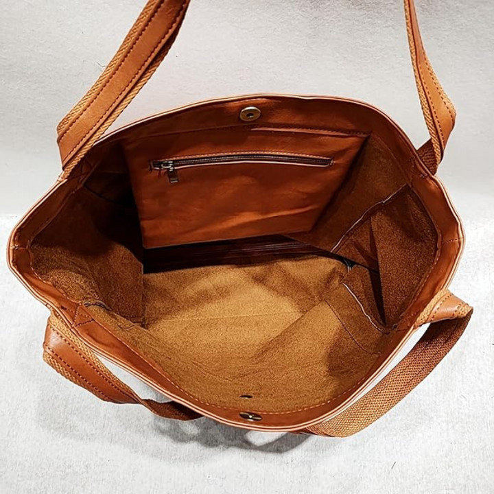 Silvia - Eleganter Shopper aus Leder