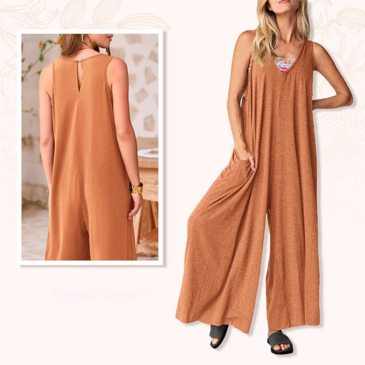 Juliet - Unser klassischer Jumpsuit mit V-Ausschnitt