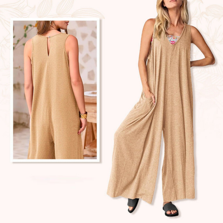 Juliet - Unser klassischer Jumpsuit mit V-Ausschnitt