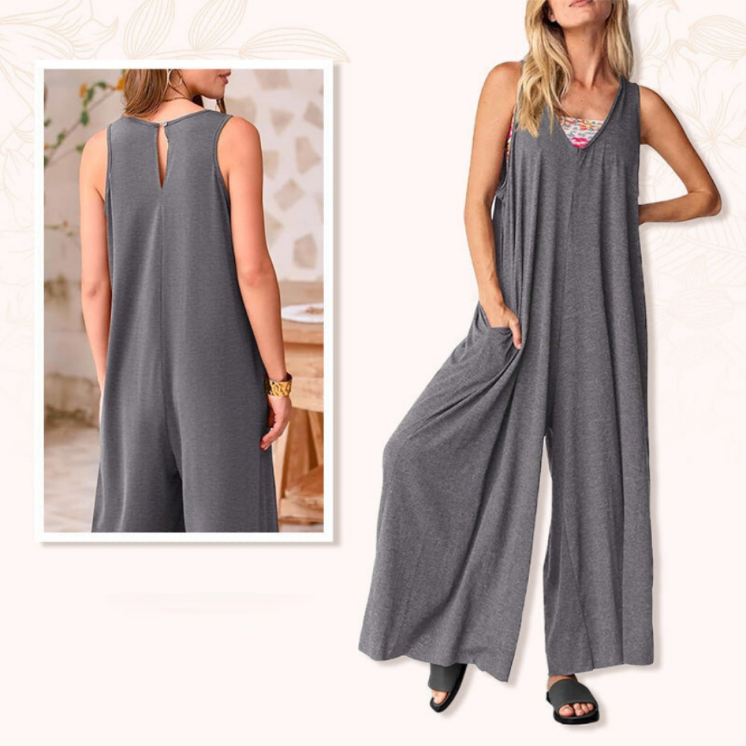 Juliet - Unser klassischer Jumpsuit mit V-Ausschnitt