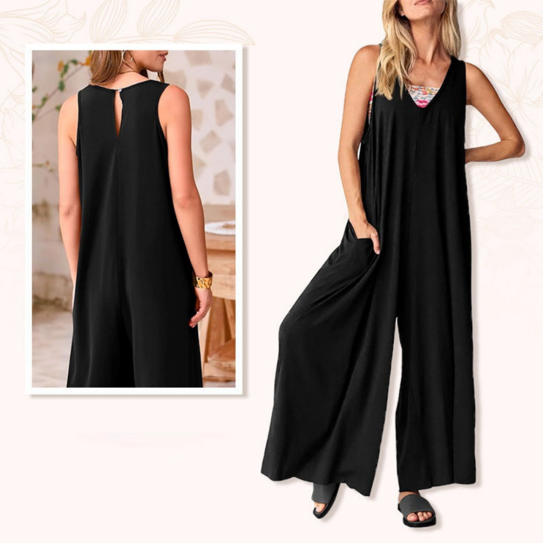 Juliet - Unser klassischer Jumpsuit mit V-Ausschnitt