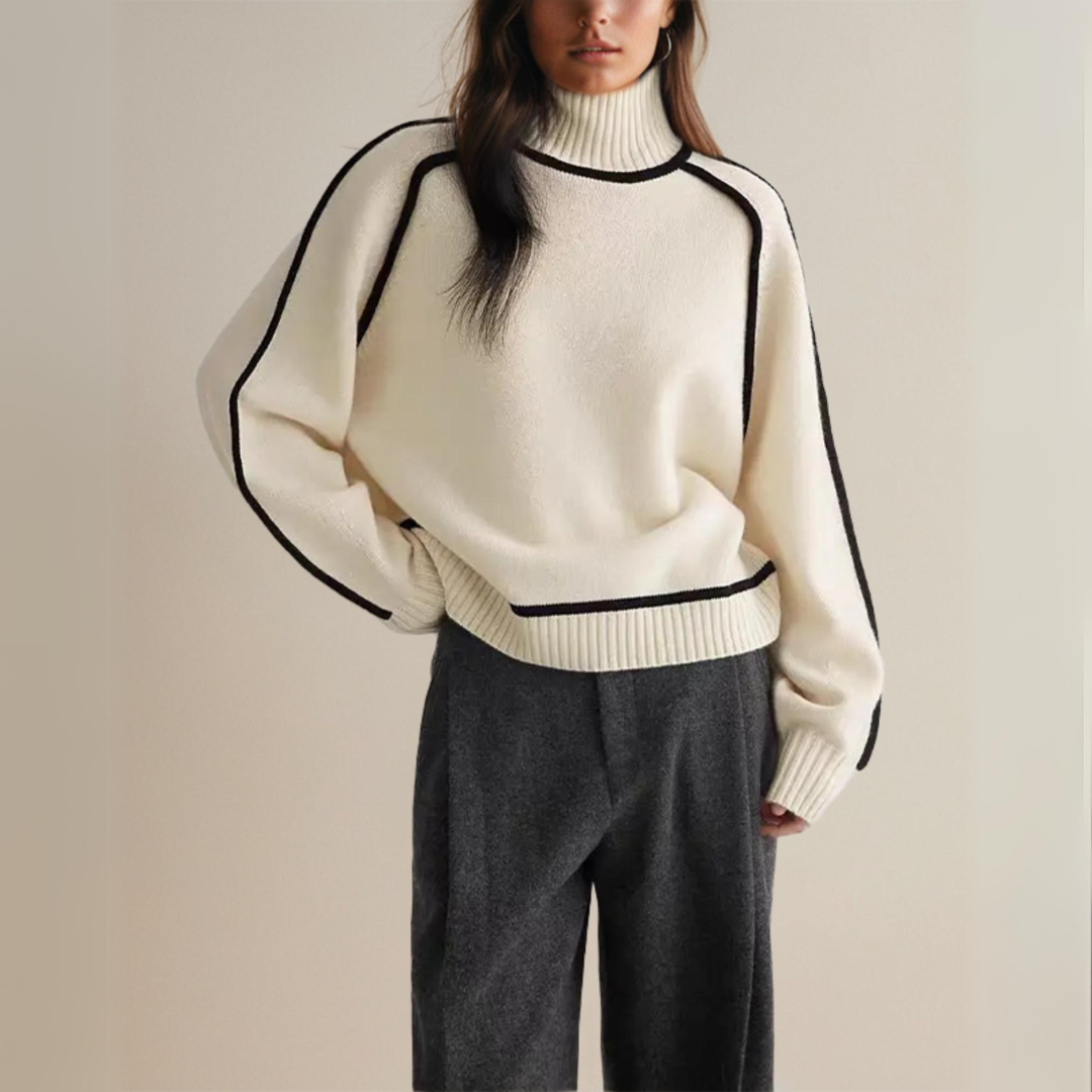 Claire - Eleganter Rollkragenpullover