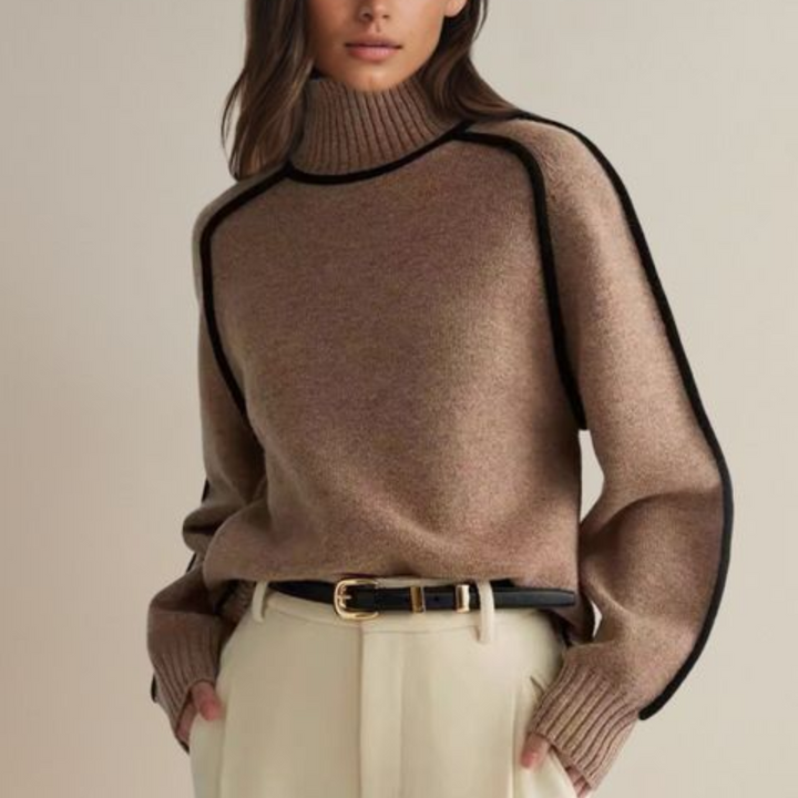 Claire - Eleganter Rollkragenpullover