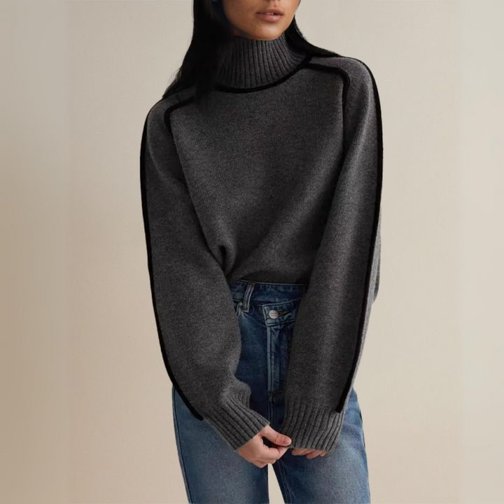 Claire - Eleganter Rollkragenpullover