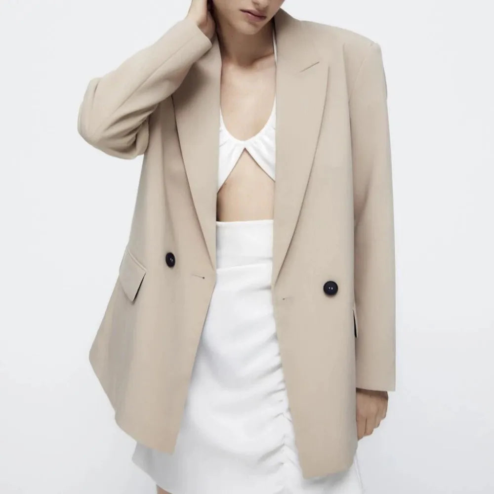 Madison - Losse Double Breasted Blazer für Frauen