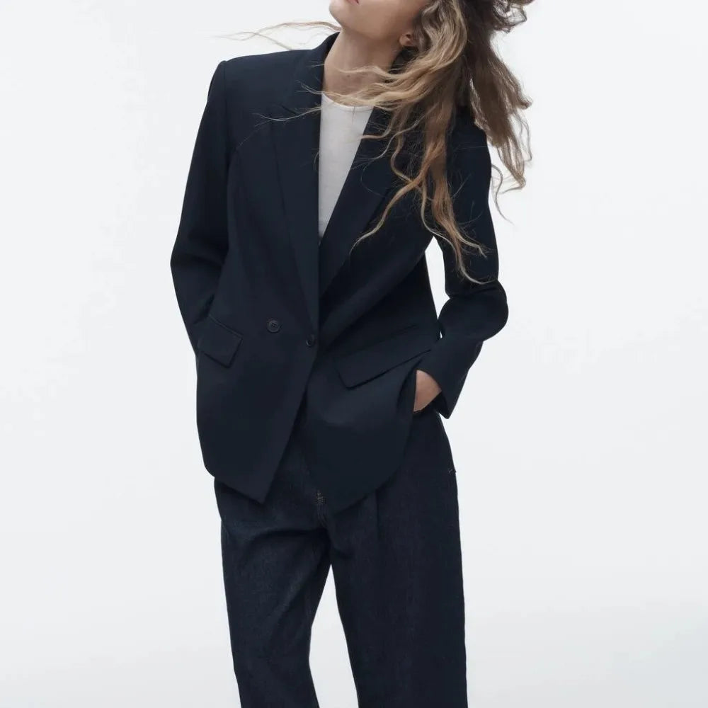 Madison - Losse Double Breasted Blazer für Frauen