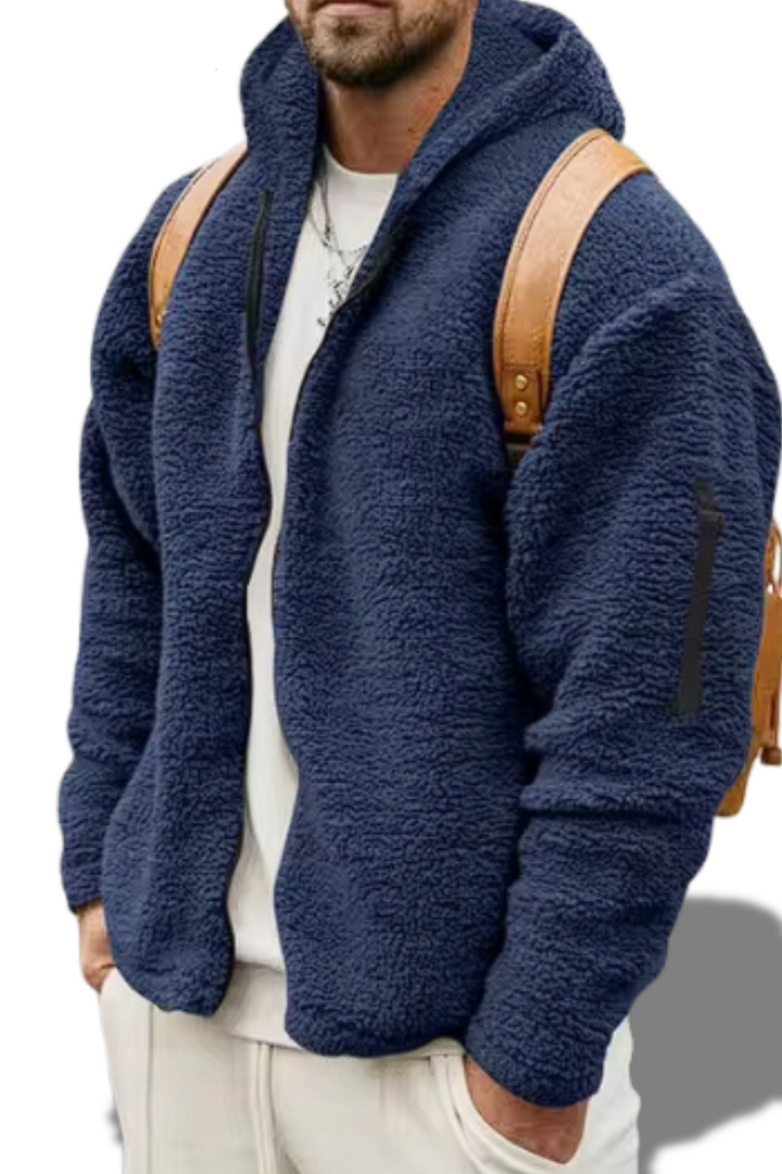 Markus-Bequeme Herren-Fleecejacke
