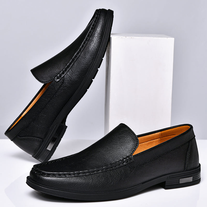Xander – Glänzende Leder-Loafer