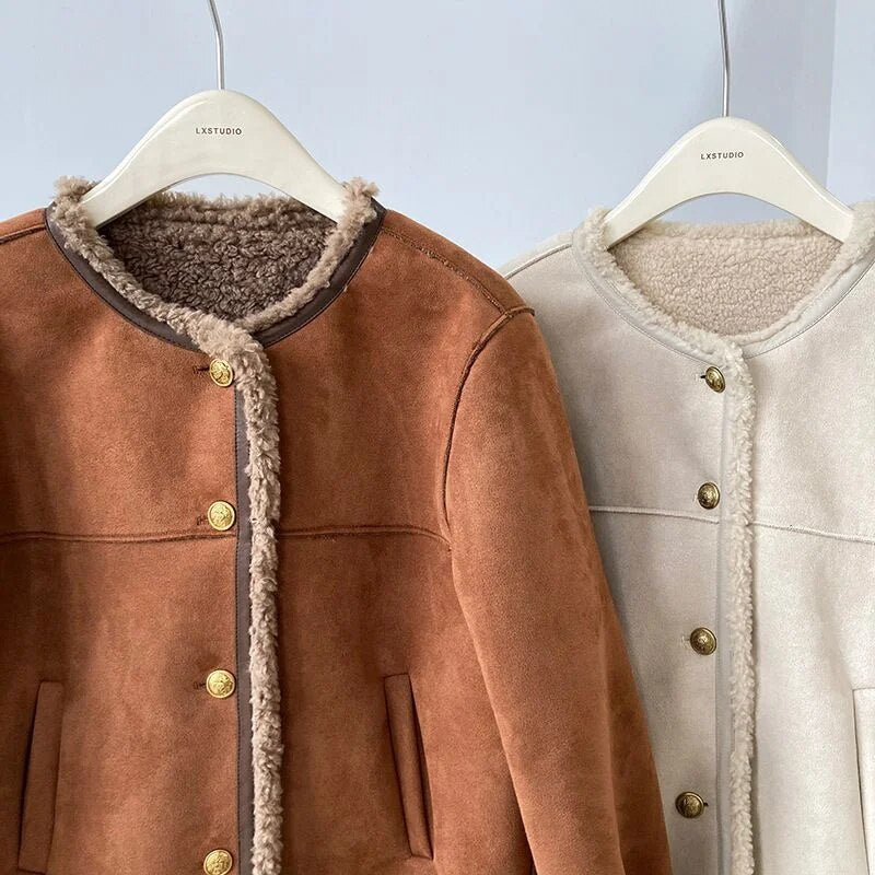 Louisa – Sherpa-Edge-Jacke