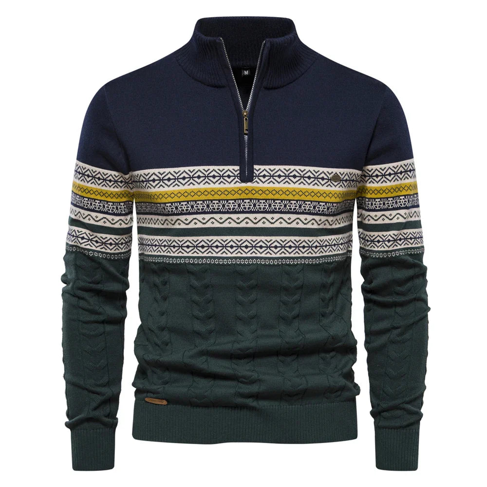 Bale – Lässiger Herrenpullover mit Ethno-Muster