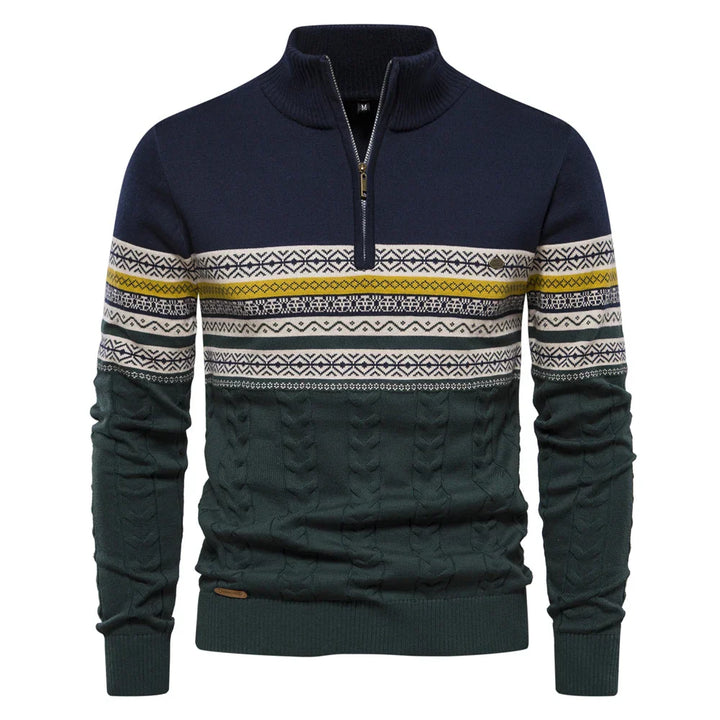 Bale – Lässiger Herrenpullover mit Ethno-Muster