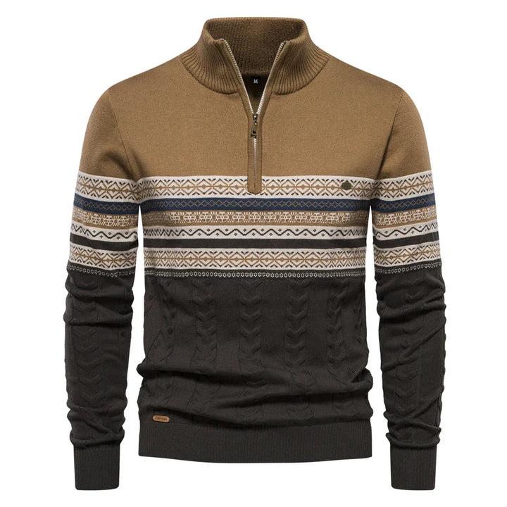 Bale – Lässiger Herrenpullover mit Ethno-Muster