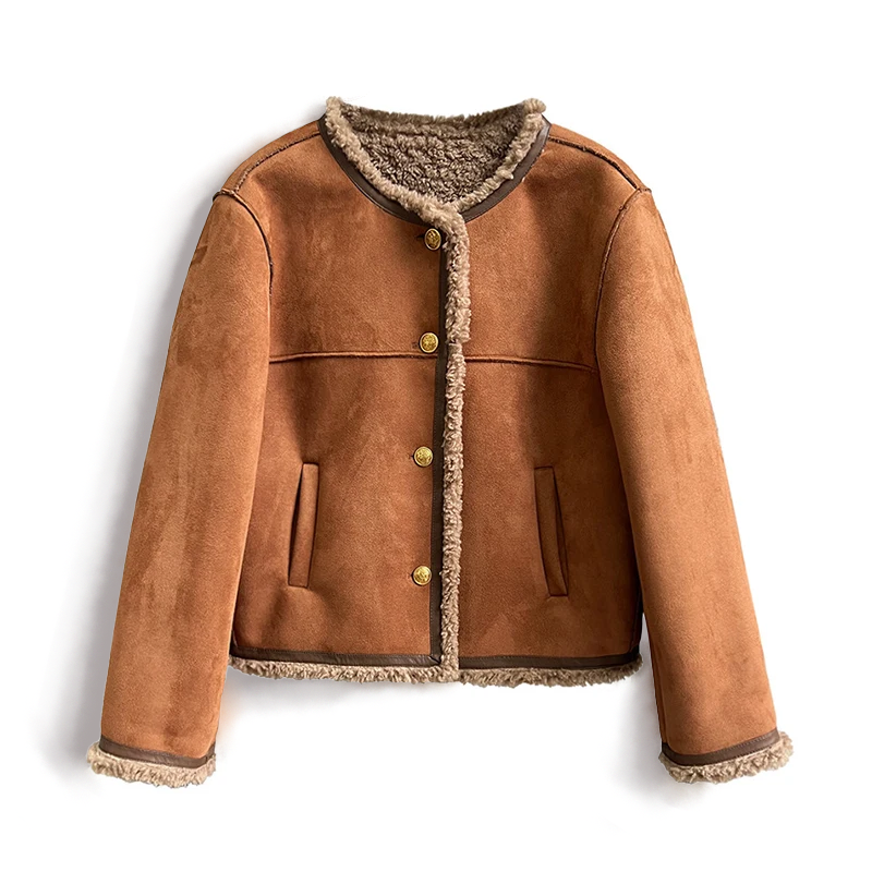 Louisa – Sherpa-Edge-Jacke