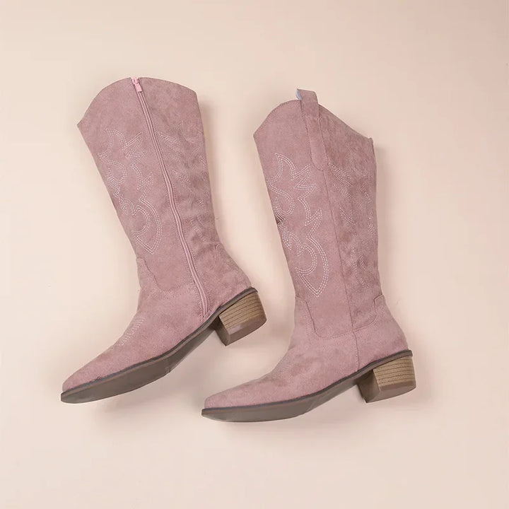Ivy - Bestickte Western-Cowboystiefel