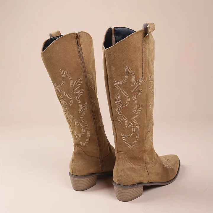 Ivy - Bestickte Western-Cowboystiefel