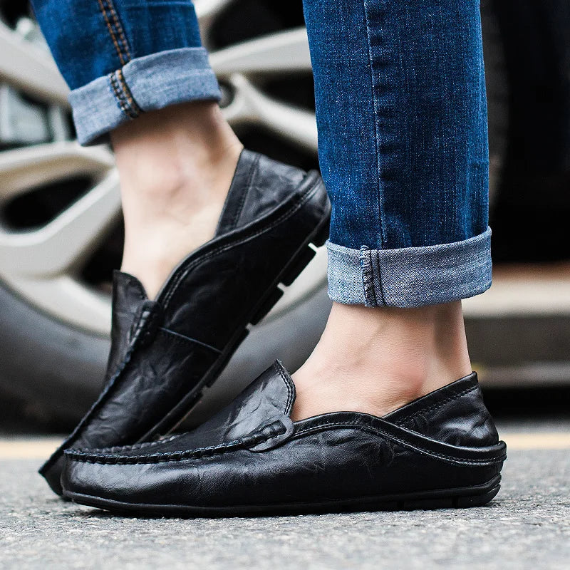 Craig – Orthopädische italienische Leder-Loafer