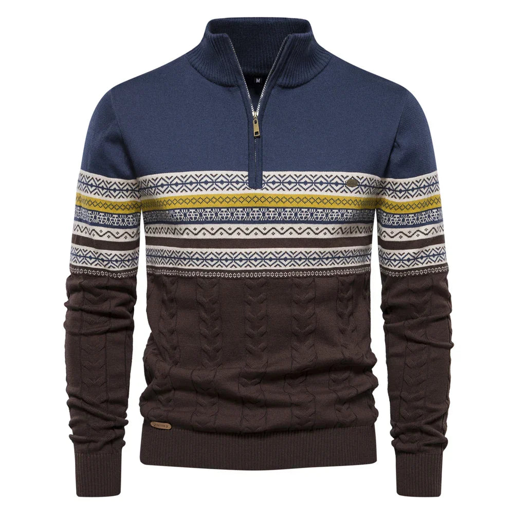 Bale – Lässiger Herrenpullover mit Ethno-Muster
