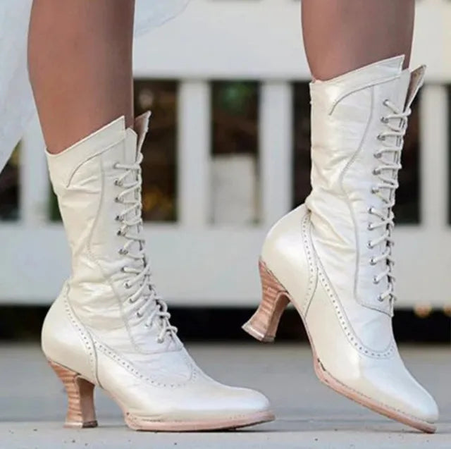 Amelia - Retro Ritter Stiefeletten