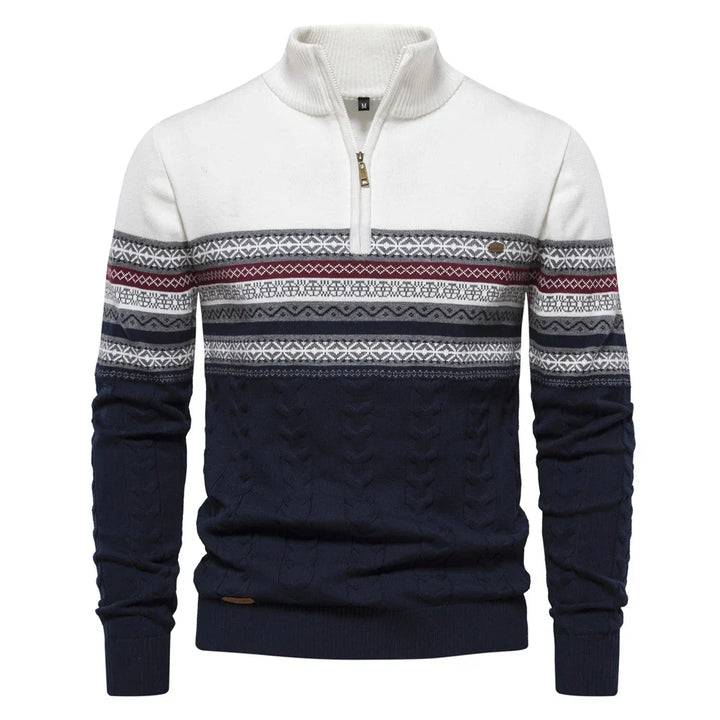 Bale – Lässiger Herrenpullover mit Ethno-Muster
